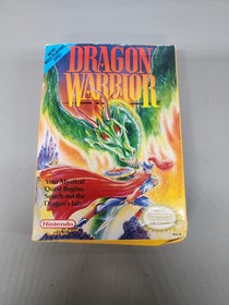 NES Dragon Warrior CIB Complete With Game Box Manual 