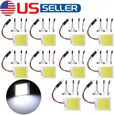 Lot 48smd Cob Led Car Interior Dome Panel T10 Festoon Ba9s Light Bulbs White 12v Lot 48smd Cob Led Car Interior Dome Panel T10 Festoon Ba9s Light Bulbs White 12v