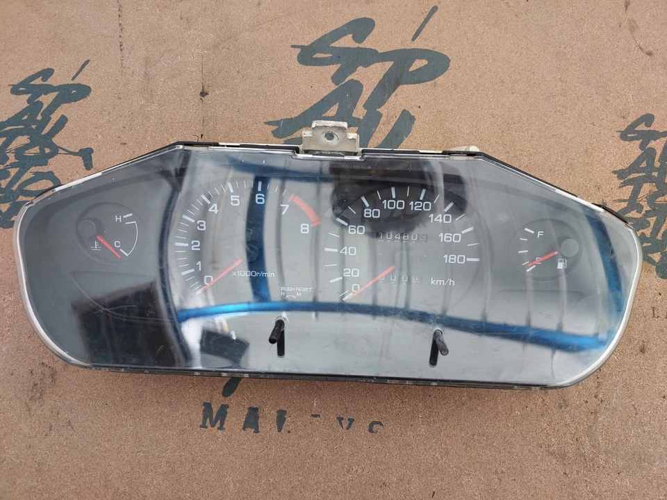 96 98 JDM Nissan Silvia S14 Zenki 200SX Zenki Black Face Cluster Instruments - Image 2 of 4