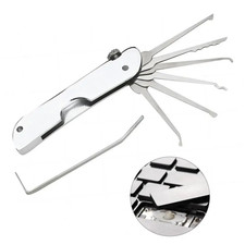 6 in 1 Stainless Steel Key Lock Emergency Tool Set Padlocks Door Open Repair UK