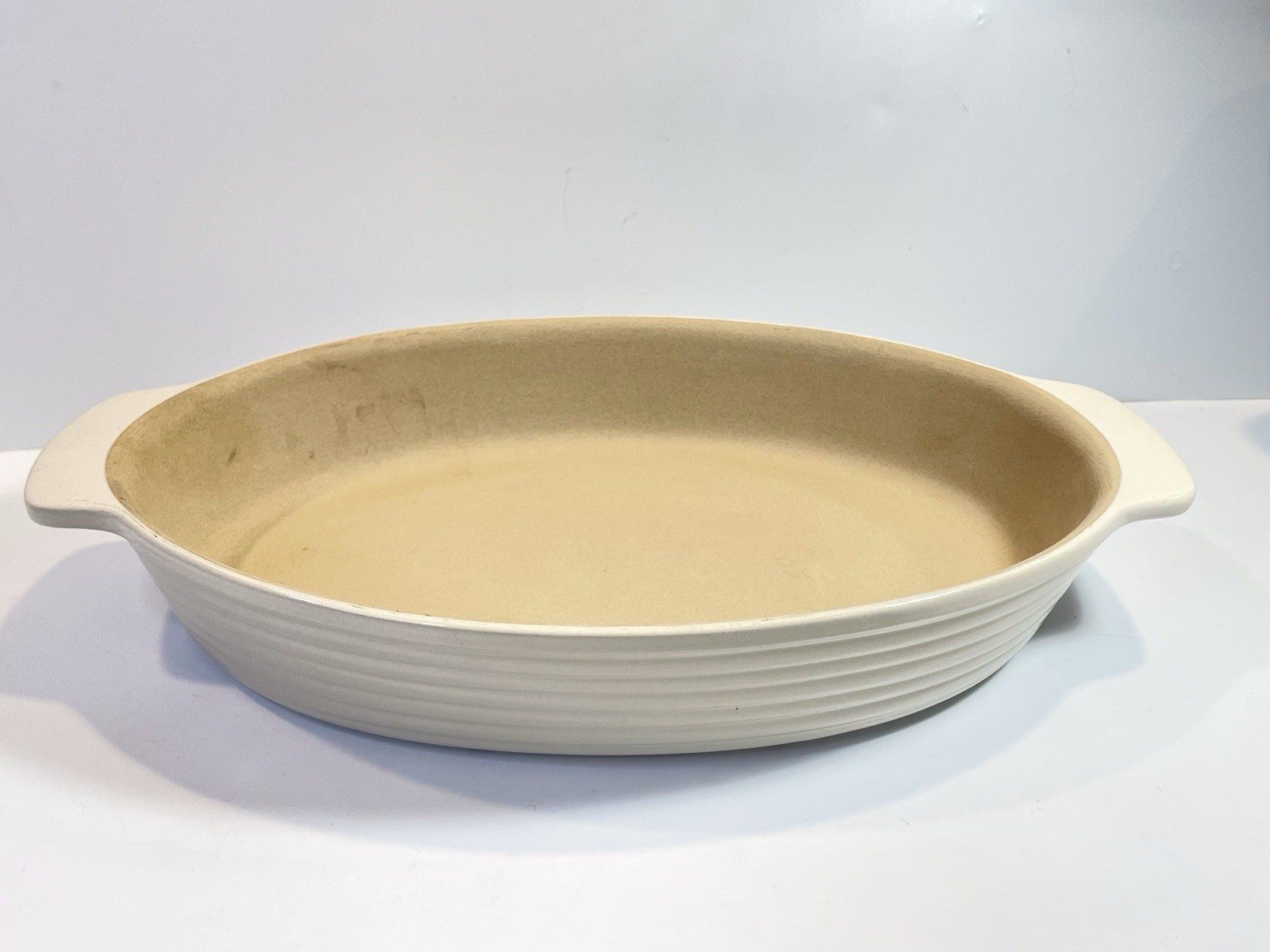 Pampered Chef Heritage Stoneware Large Oval Casserole Baker