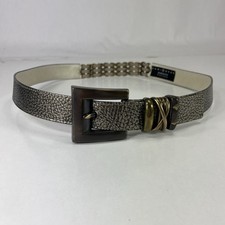 Suzi Roher Metallic Stretchy Belt - Women's Size 34