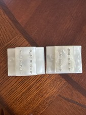 Vintage TipToe Iridescent Rhinestone Shoe Clips Made in France