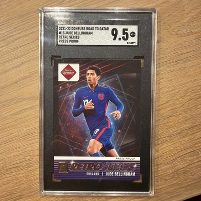 Jude Bellingham Retro Series Press Proof 2021-22 Panini Donruss SGC9,5