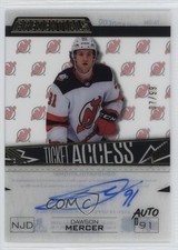 2024 Credentials 2024-25 Upper Deck Update 7/99 Dawson Mercer #TA-DM Auto 0bl3
