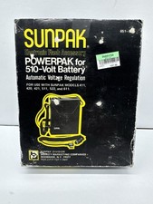 Sunpak Powerpak 510V Battery Pack Flash Accessory w/ Box Untested Vintage