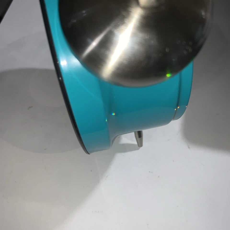 Reloj despertador Sharp Twin Bell cuarzo azul agua turquesa alarma fuerte SPC851 probado Foto 4 de 4