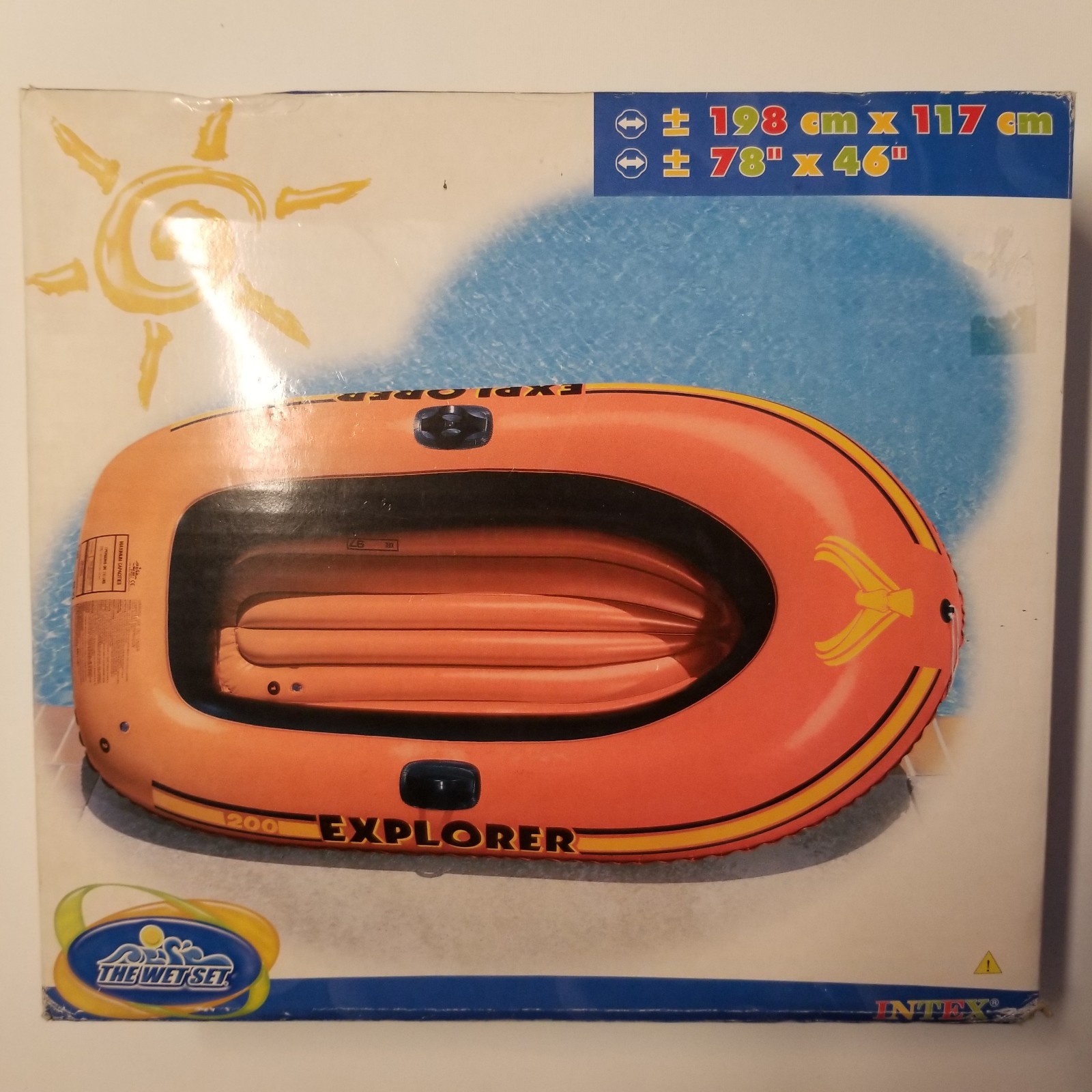 New Intex Explorer 200 Raft 78" X 46" Still Unopened Taped B