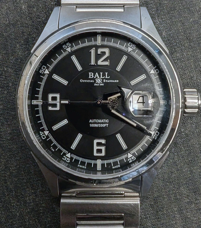 Reloj Hombre Ball Fireman Racer 40mm NM2088C-S2J- BKWH Hecho en Suiza. Foto 3 de 4