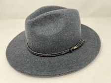 oZtrALa Fedora HAT Australian Wool Felt Outback Jacaru Mens Leather Band Cowboy