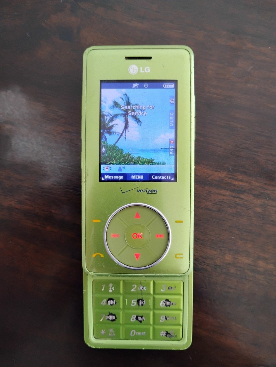 アイポッド Rare LG Chocolate VX8500 Phone Verizon Green LG Mint VX 8500 as-is