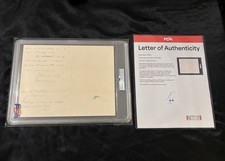 President Grover Cleveland Signed Autographed Handwritten Letter PSA Autograph