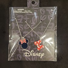 Disney Mickey  Minnie BFF Necklaces New in Package