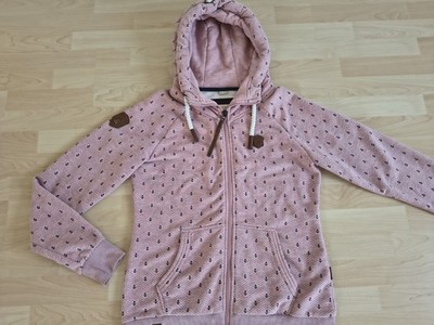 Naketano Kapuzenjacke, Sweatjacke  rosa, Neu, Weiches, Dickes Material 