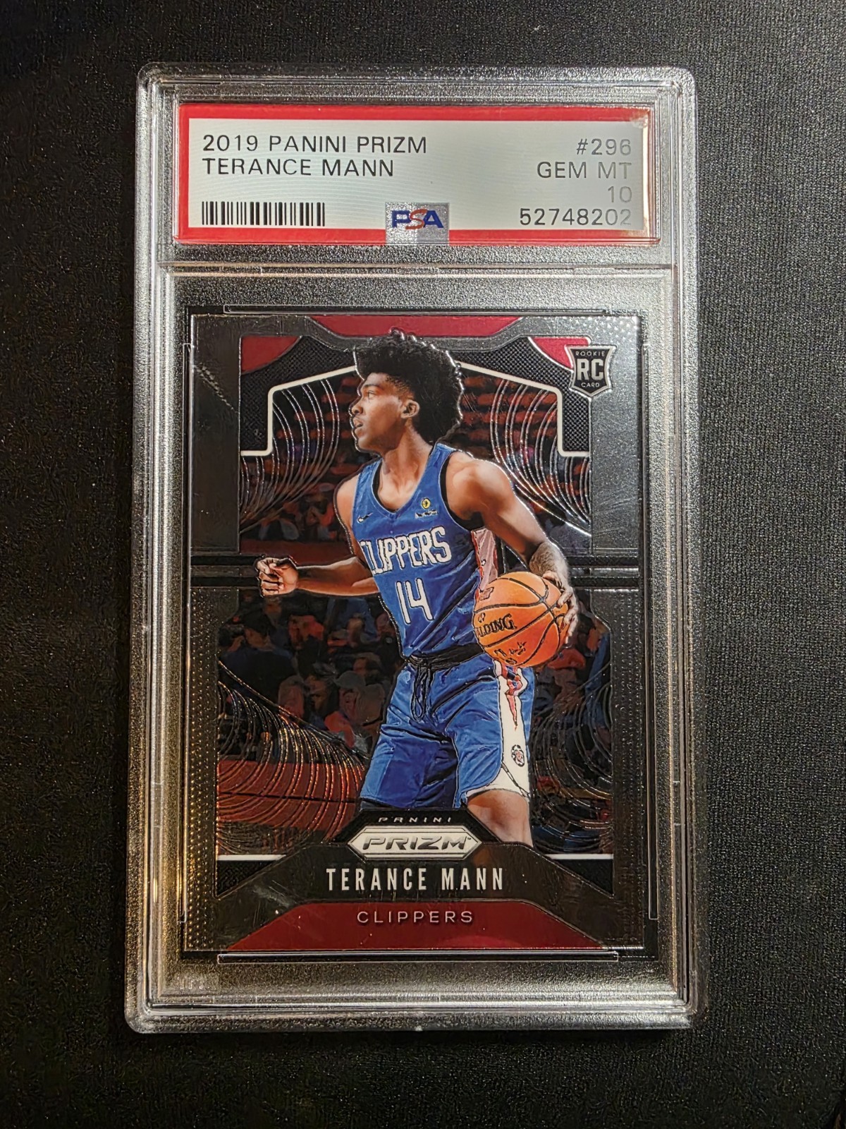 2019-20 Panini Prizm - Rookie Terance Mann #296 (RC)