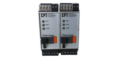 Lot 2 Moore industries CPT/TPRG/0-10v/24dc computer programmable transmitter
