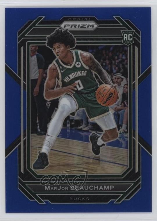 2022-23 Panini Prizm Blue Prizm /199 MarJon Beauchamp #268 12z3