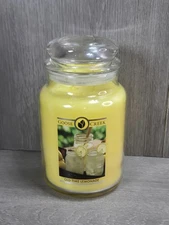 Goose Creek Candle OLD TIME LEMONADE Scented 24 oz Large Jar 2-wick Candle *NEW*