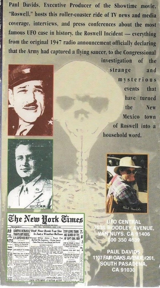 DOWN IN ROSWELL VHS UFO Cover-up Non-Rental | eBay