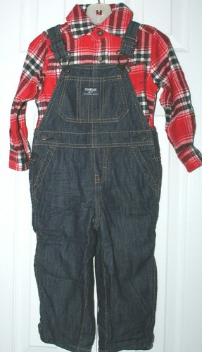 flannel bib overalls