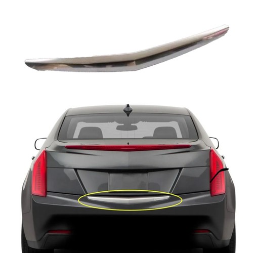 Reemplace la cubierta cromada del parachoques trasero de la tapa del maletero de la puerta trasera para Cadillac Ats 2013-2019 - Imagen 5 de 15