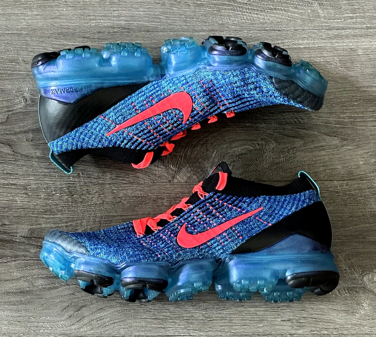 Nike Air Vapormax Flyknit 'Blue Fury' Mens Running Shoes AJ6900-401 Size  10