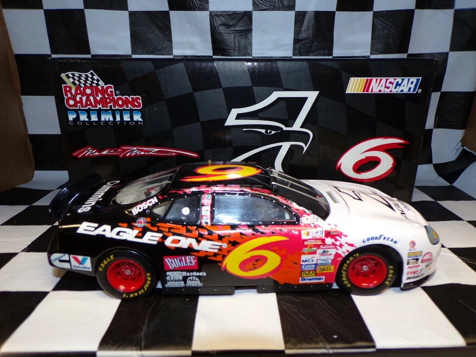 Mark Martin #6 Aquila Uno 1999 Thunderbird 1:24 Racing Champions Premier Nascar - Immagine 2 di 4