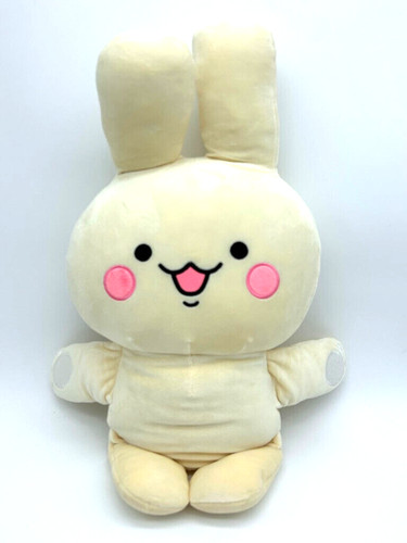 Haku Rabbit Hug Mochi Mochi I Love You Soft Velvety Plush Peanuts Club 23" NWT