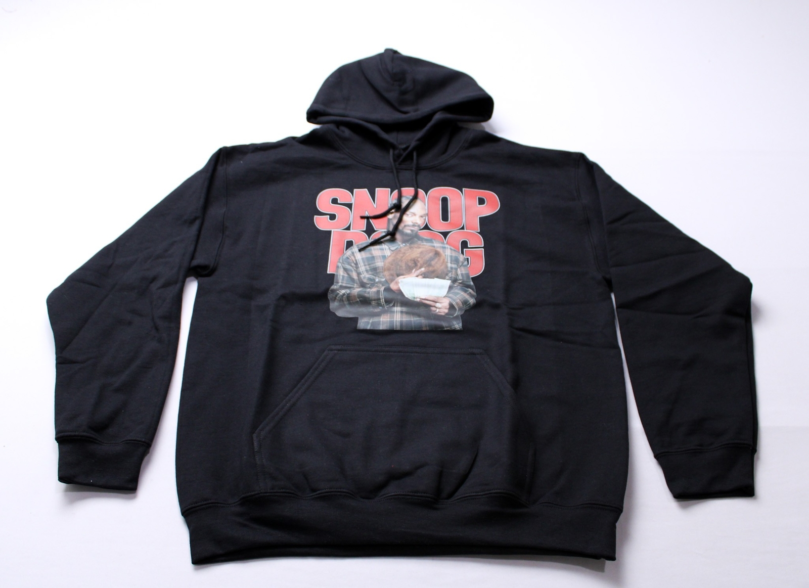 FILA Death Row Records Felpa con Cappuccio Uomo Manica Lunga Snoop Dogg CA4 Nero Medium