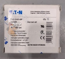 New Eaton FAZ-C4/1-SP 4 Amp 1 Pole Circuit Breaker - Free Shipping