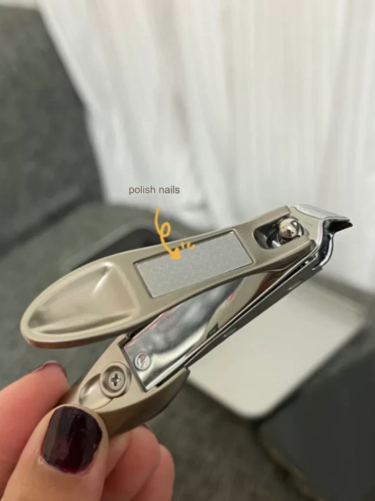 3 sets of new super sharp nail clippers steel wide mouth splash-proof portable - Image 4 of 4