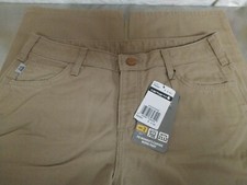 Carhartt Womens NWT 6 x 32 FR Canvas Work Pant Loose Fit