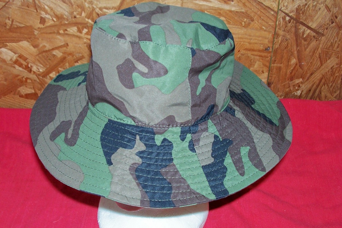 コロナ　ブッシュハット　BUSH HAT Woodland Camo Woodland Camo Bucket Hat Mens Medium Military Boonie Hat