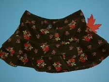 Gymboree girls VTG "ROCKY MOUNTAIN" 3-6mth SKORT...FLORAL CORDUROY...2004 TAG