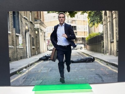 Persönlich signiertes 8 x 12 Zoll Foto von James Nesbitt Stan Lees Glücksmann