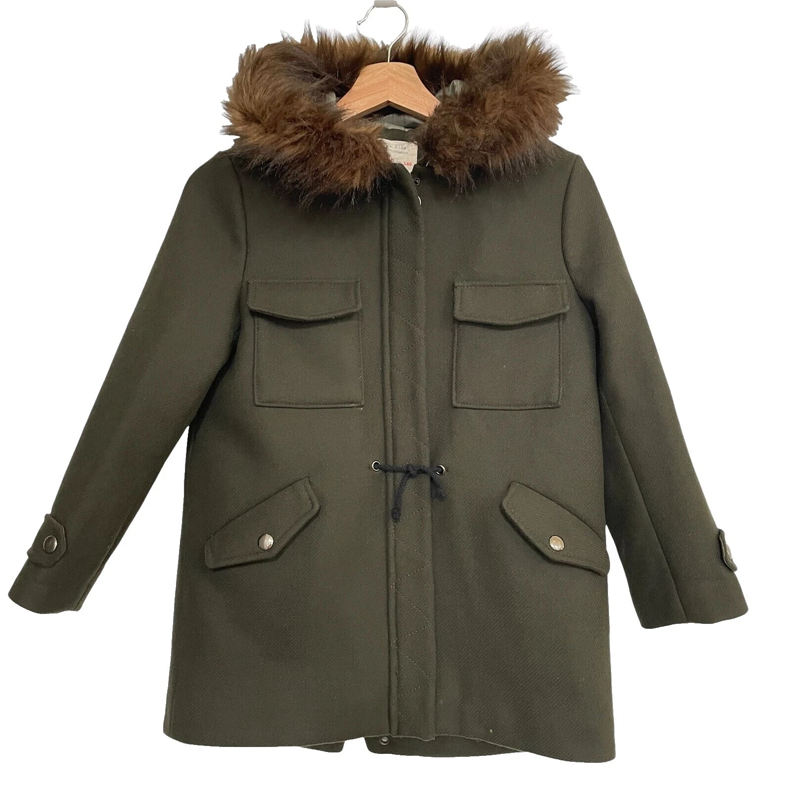 Zara Casacos Tipo Parka para Meninas