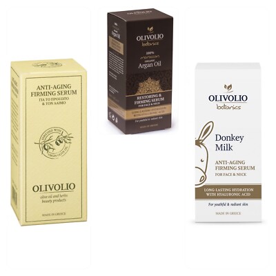 Olivolio Anti Aging Serum Eselsmilch Firming gegen Falten Gesichtsserum Olivenöl