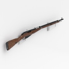 Premium Wall Mounted Rifle Musket Brackets / Rifle Wall Mount Display / Weapon