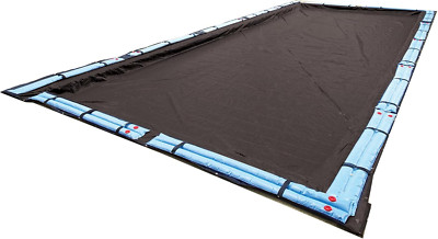 BWC748 Bronze 16x36 Ft Rectangular Pool Winter Cover - Dark Navy Blue