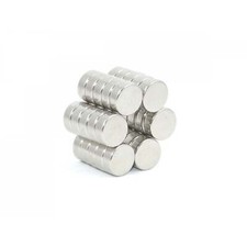 10-250 pcs small 8mm x 3mm neodymium disc magnets N35M High Temp Diametric