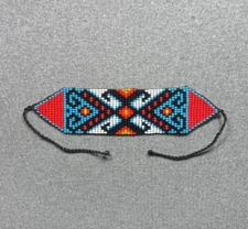 Embera Chami beaded Bracelet by women of the Colombian indigenous tribe 3110