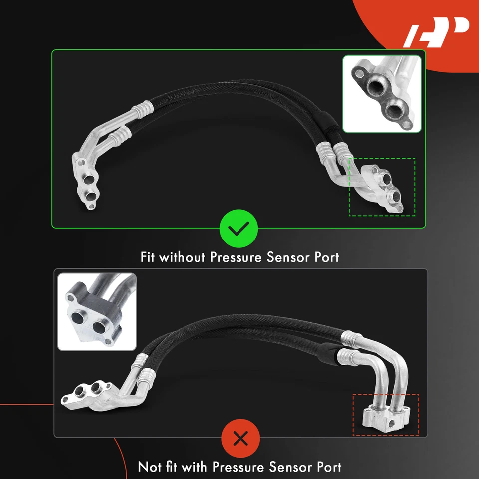 Entrada y salida de manguera del enfriador de aceite del motor para Ford Expedition 1997-2002 F-150 250 4x4 Foto 2 de 4