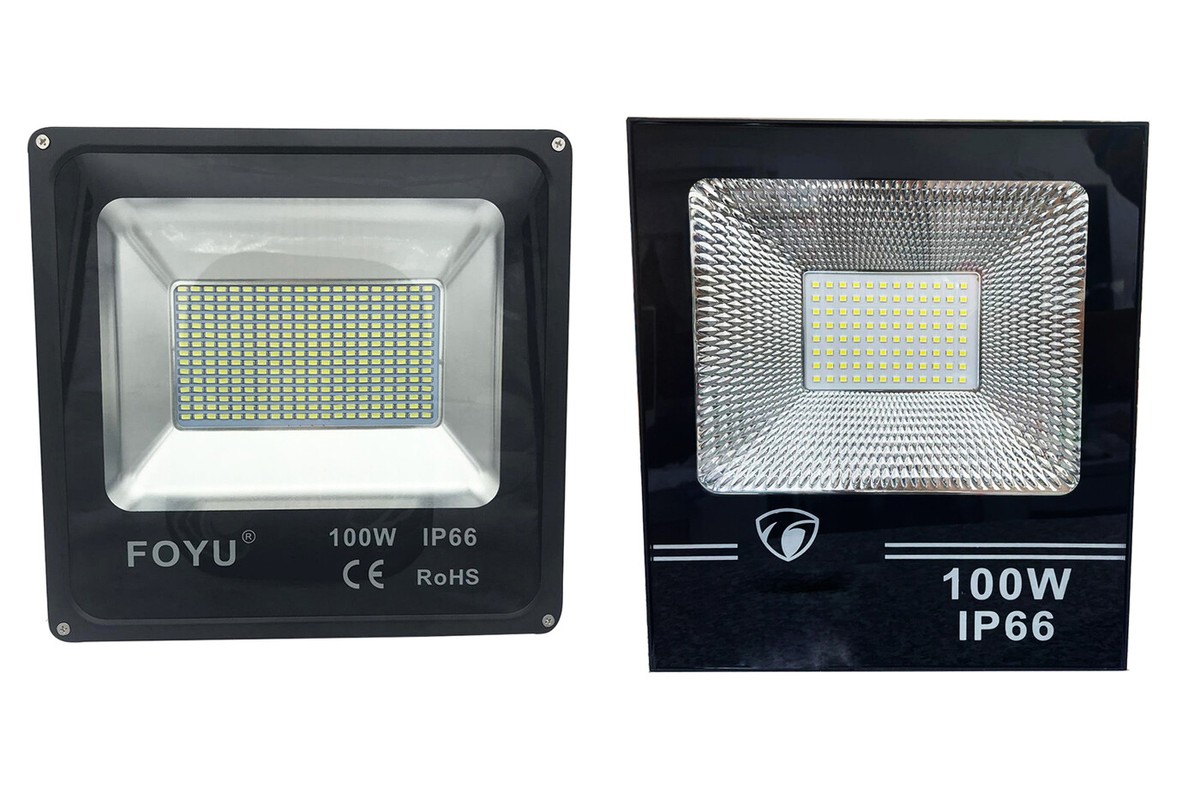 Faretto LED Esterno 100W TASINUO - 10000LM, IP67, Bianco Freddo 6500K Per Giardino E Garage - Foto 4