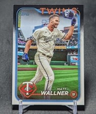 Matt Wallner 2024 Topps Series 1 Flagship Baseball Card #91 Minnesota Twins