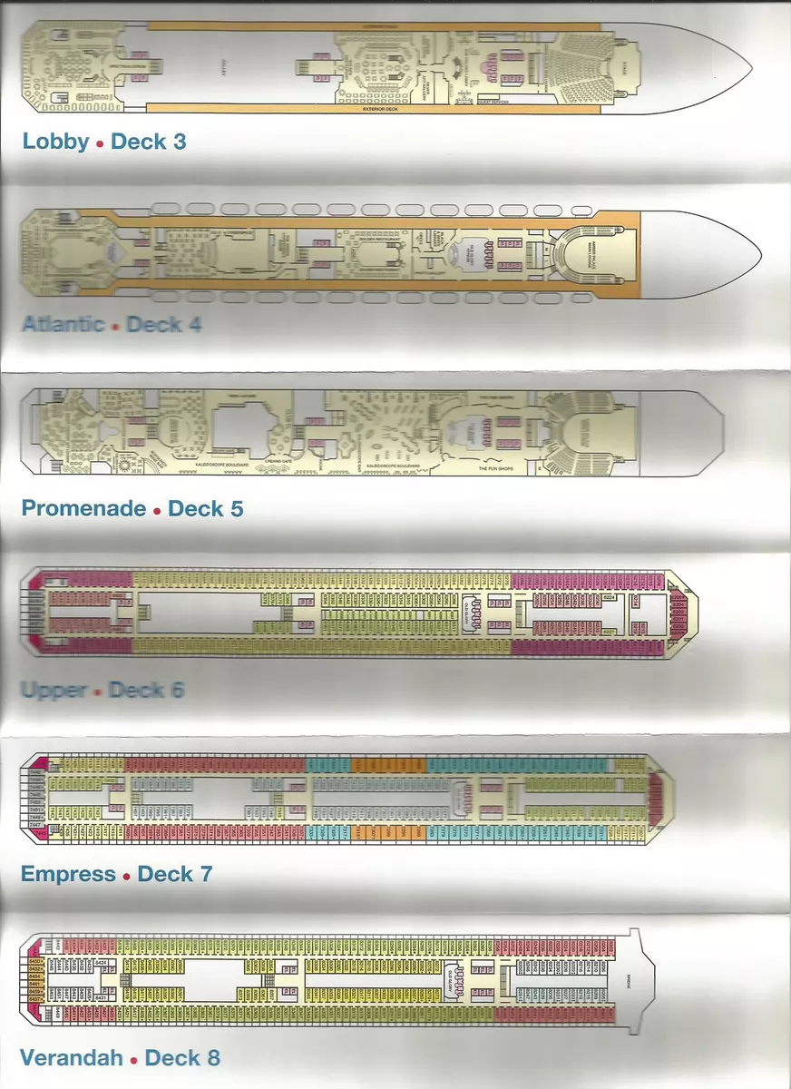 Carnival Empress Deck Plan