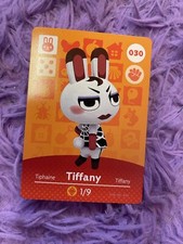  030 TIFFANY Authentic Animal Crossing Amiibo Card - NEVER SCANNED