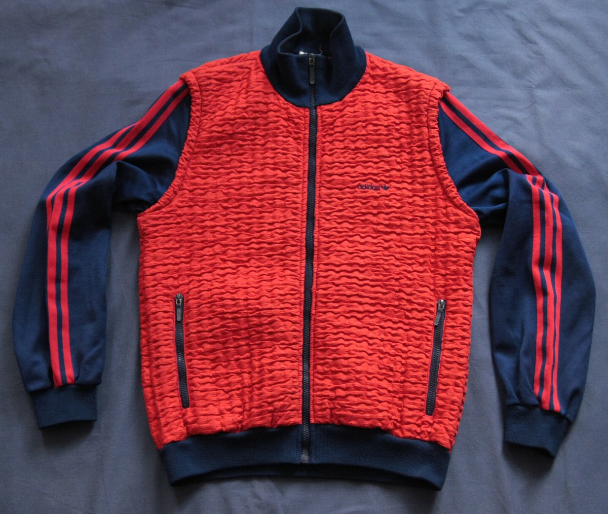 Adidas Jacket Vintage Retro Tracksuit Top Oldschool Insulated 80s