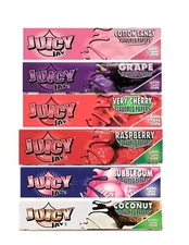 6x Juicy Jay's Rolling Papers Flavored KING SIZE Variety Bundle #3 FREE SHPN