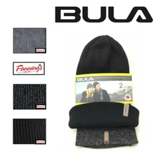 Bula Unisex Wool Blend Beanie 2 Pack Winter Hat | B34