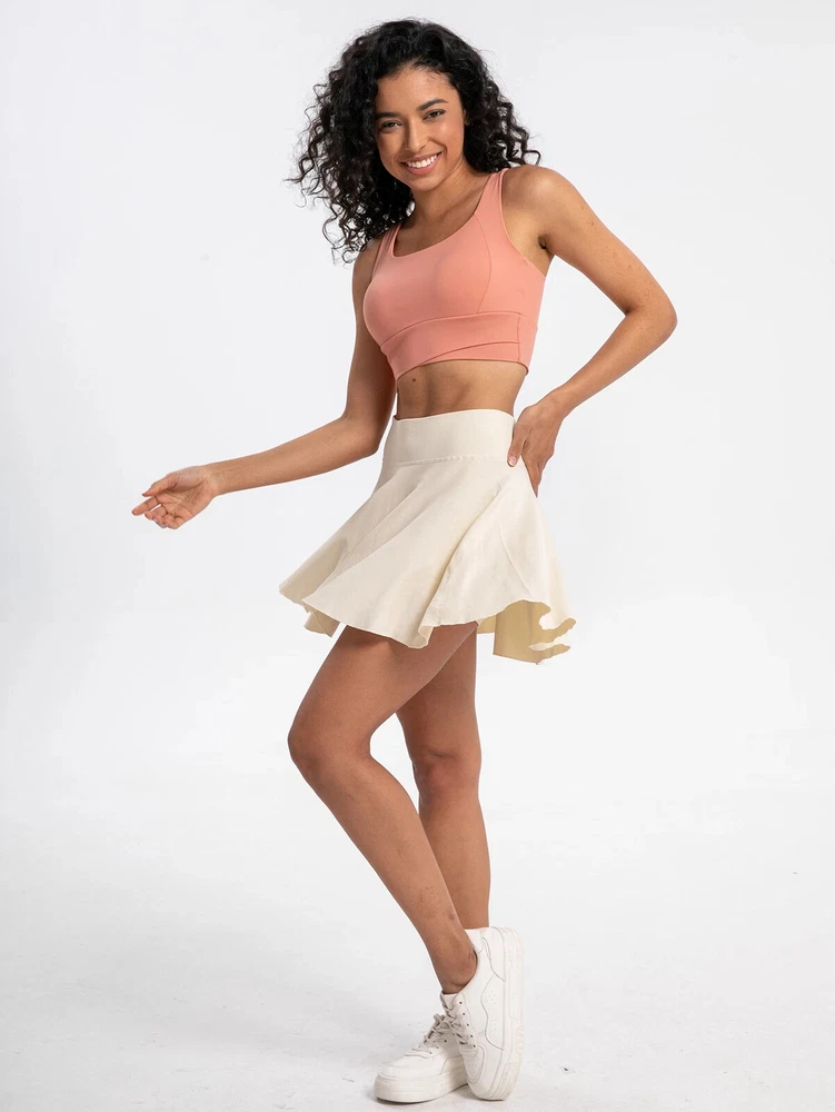Women Tennis Skirt Pleated Athletic Skirts Workout Pickleball Golf Skort